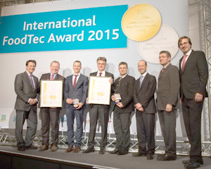 Zweimal DLG Gold für Krones: Zum einen für den Vakuumentgaser VarioSpin, zum anderen als Co-Bewerber bei dem Projekt der Stadtwerke Murau und der Brauerei Murau zur Umstellung der Energieversorgung auf regenerative Nahwärme.