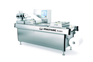 Die Tiefziehverpackungsmaschine R 081ist ein Kompaktmodell für medizinische und pharmazeutische Anwendungen.