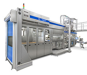 Das Robotic Magazine (R-CAM) für Highspeed-Füllmaschinen ist eine wichtige Komponente auf dem Weg zu mehr Automation.