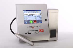 Der neue LEIBINGER JET3up Ink-Jet-Drucker gewährleistet in Kombination mit dem neuen Vision System eine hohe Produktionssicherheit.