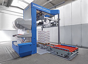 Der neue Beumer stretch hood A bietet eine einfache, intuitive und sichere Bedienung.