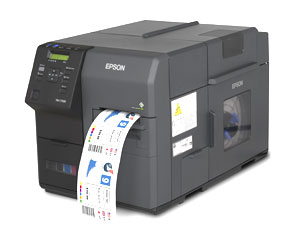 Der neue Epson ColorWorks erzeugt brillante Farbetiketten in verschiedenen Formaten.