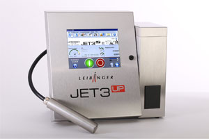 Der JET3up Ink-Jet-Drucker gewährleistet in Kombination mit dem neuen Vision System eine hohe Produktionssicherheit.